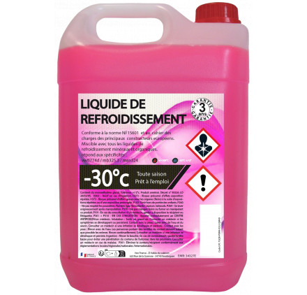 LIQUIDE REFROIDISSEMENT -30RS ROSE